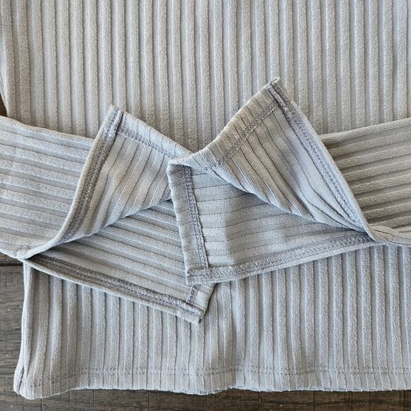 Madewell Ribbed Square-Neck Long-Sleeve Tee Size XS NWT - Picture 6 of 7